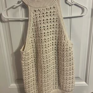 Target Cream Knit Top